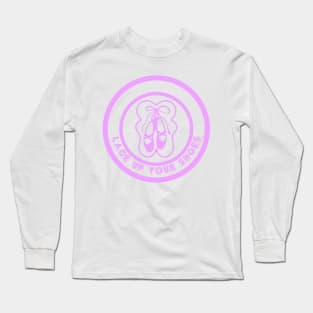 Lace Up Your Shoes pink Long Sleeve T-Shirt